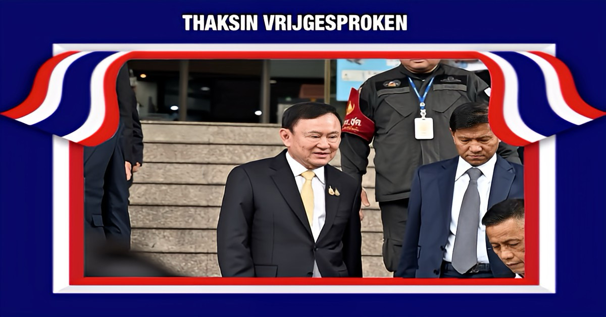 Thaise oud-premier Thaksin vrijgesproken, de juridische problemen in de lucht van Thailand drijven nog niet voorbij