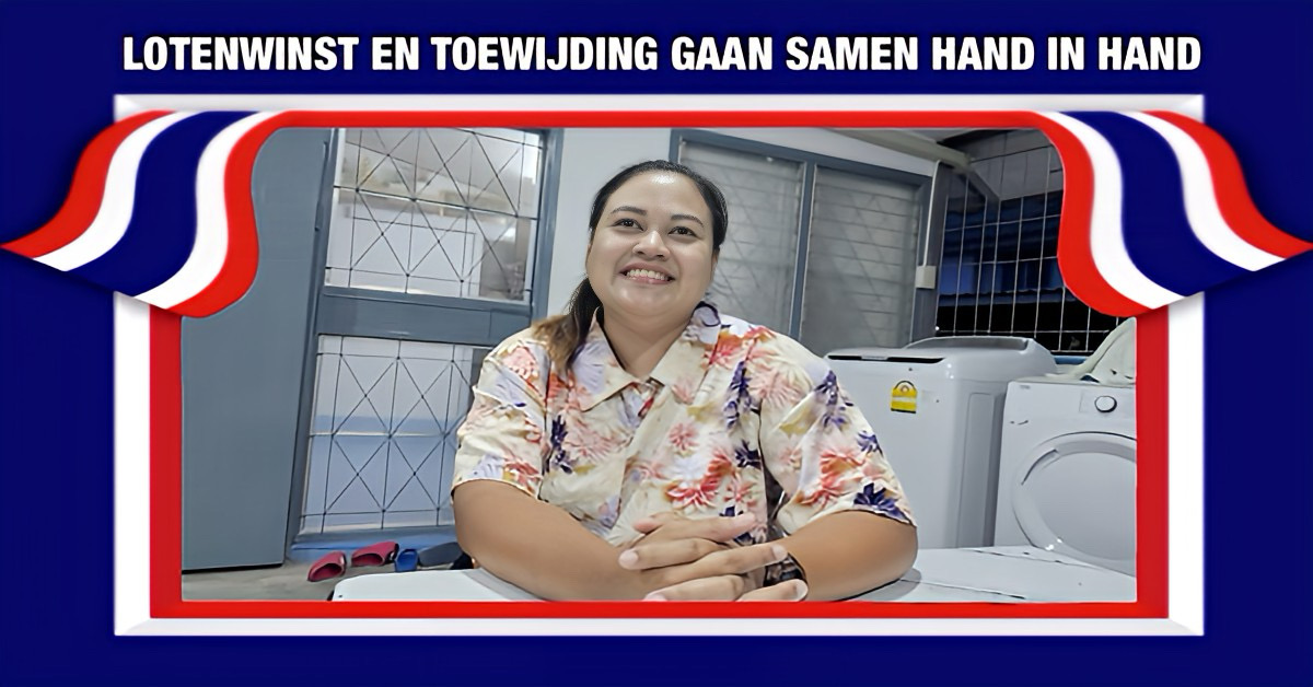 Lerares in Centraal-Thailand wint 18 miljoen baht in de staatsloterij, maar toewijding aan studenten blijft onveranderd