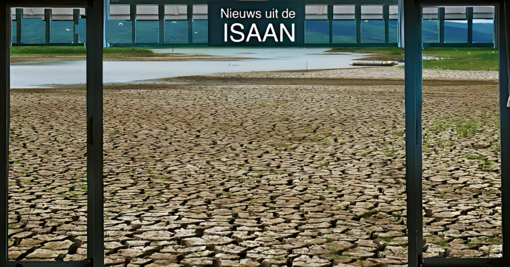 Zorgwekkende situatie in Noordoost-Thailand, het Lam Takhong-reservoir nadert droogtepunt