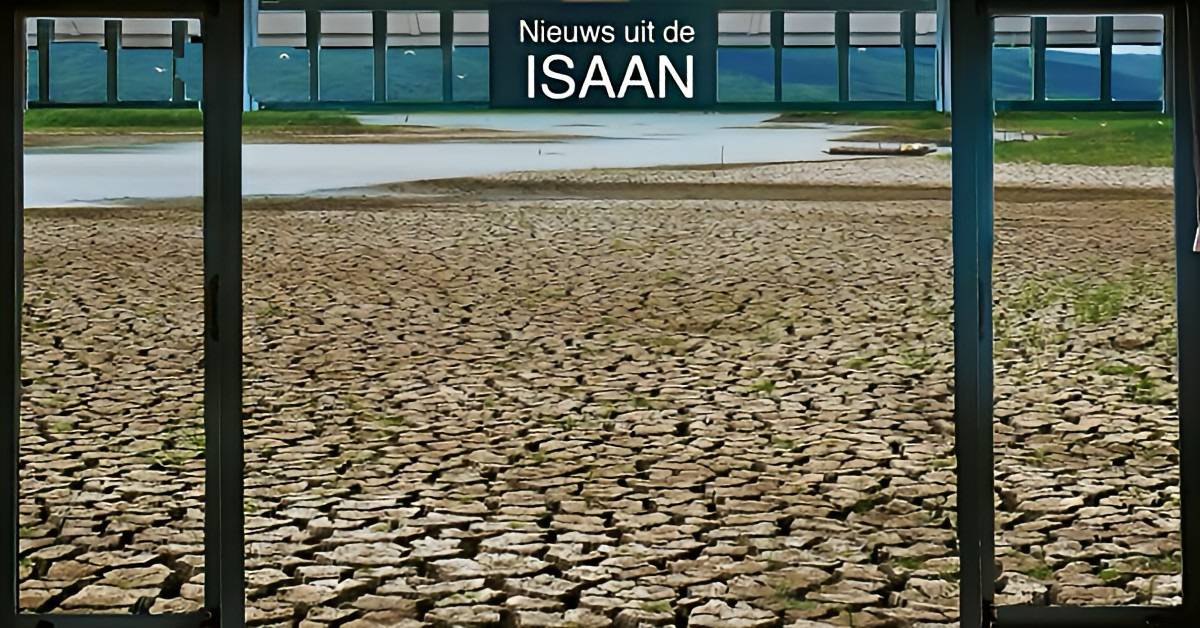 Zorgwekkende situatie in Noordoost-Thailand, het Lam Takhong-reservoir nadert droogtepunt