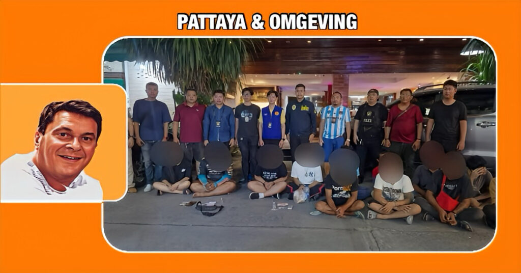 Politie Pattaya komt als een “dief” midden in de nacht naar Soi 2 in Jomtien en houdt daar een groep drugsdealers aan