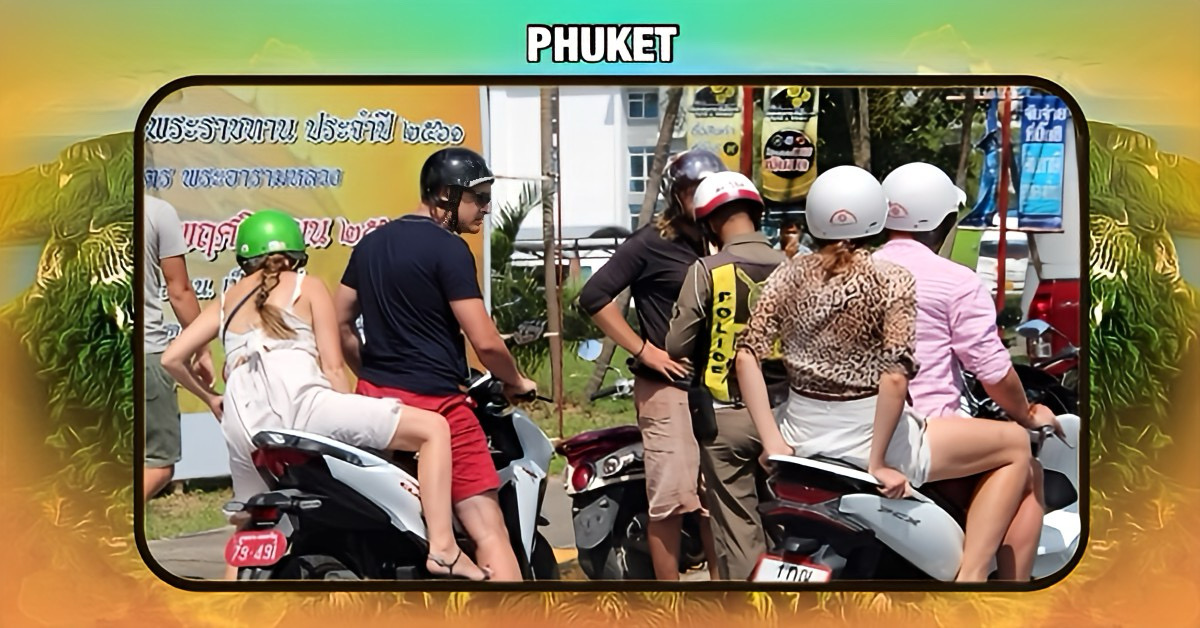De politie op Phuket heeft dit jaar tot nu toe meer dan 17.000 toeristen op de bon geslingerd.