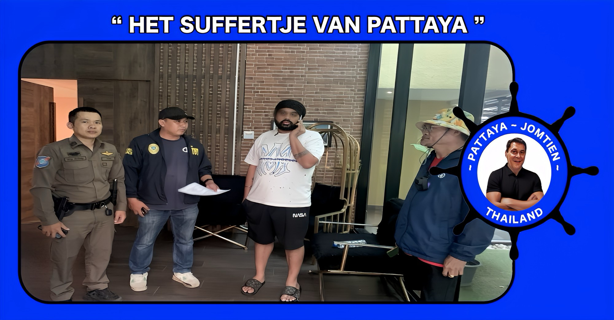 Politie in Pattaya arresteert een Indiase man voor flessentrekkerij ter waarde van 90.000 baht