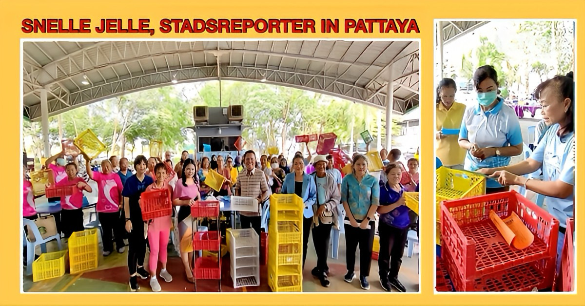 Een milieuvriendelijk initiatief vermindert afval in Pattaya en stimuleert praktische vaardigheden en een bewuste levensstijl.