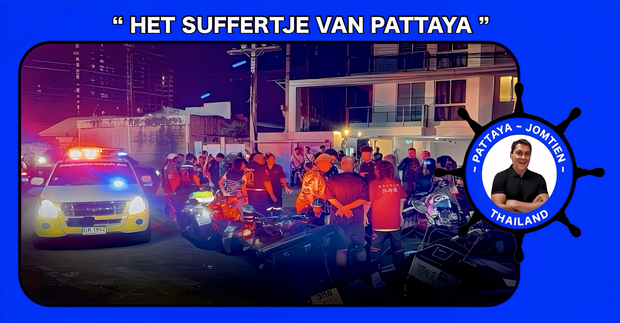 Britse man beschuldigd van roekeloos rijgedrag in Pattaya, wat leidde tot een ongeluk, Thaise burgers maakte korte metten met hem