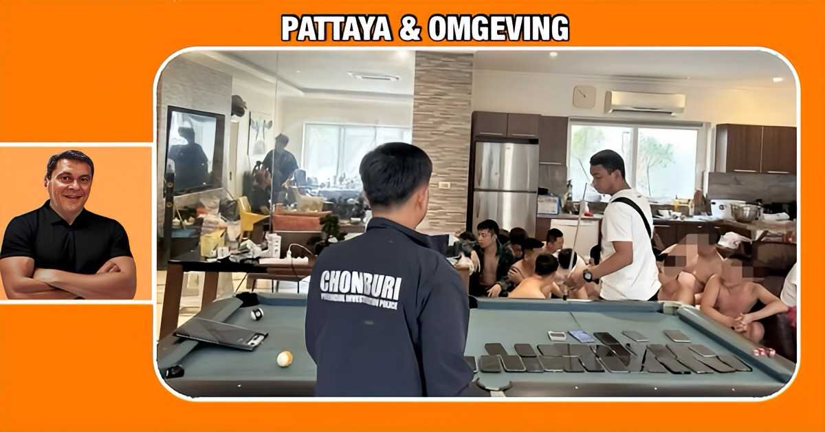 Bende van 26 Chinese woekeraars in Pattaya gearresteerd, die in veel gevallen 60% rente eisten