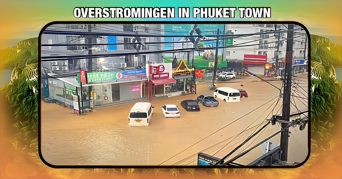 Overstromingen teisteren het in Zuid-Thailand gelegen Phuket