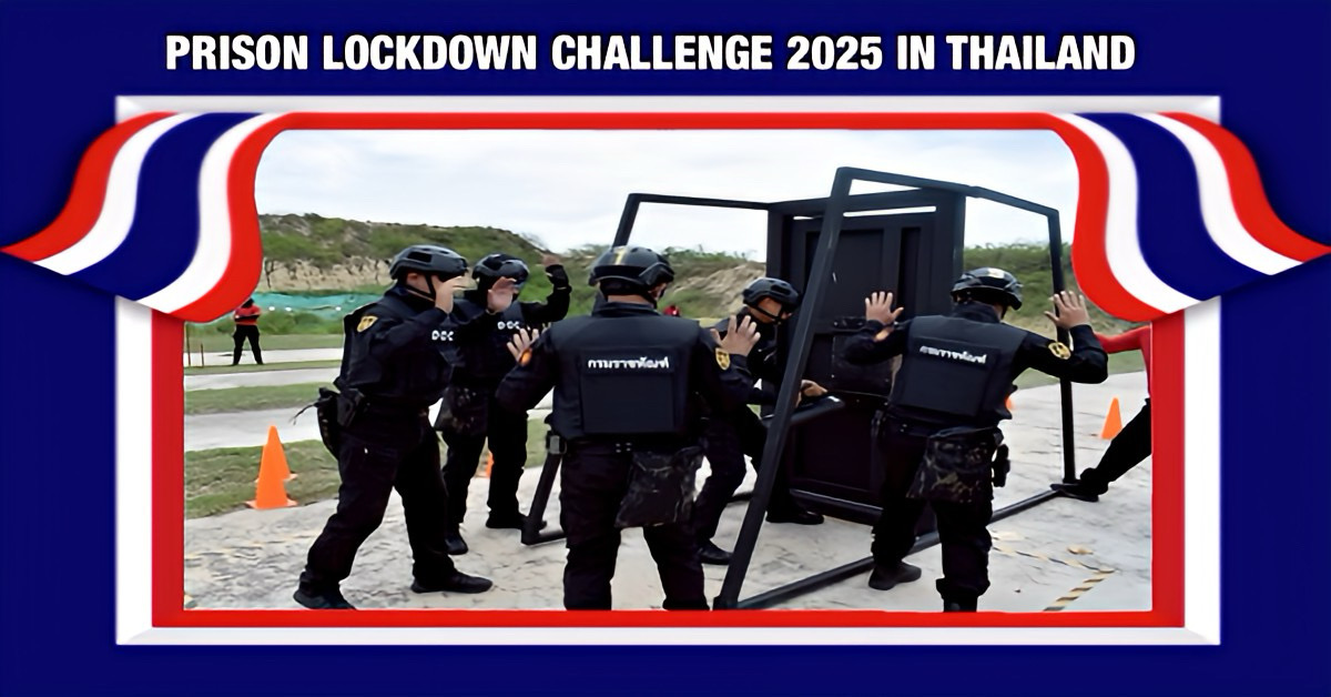 Het gevangeniswezen van Thailand is begonnen met de “Prison Lockdown Challenge 2025” om het personeel beter voor te bereiden op noodsituaties
