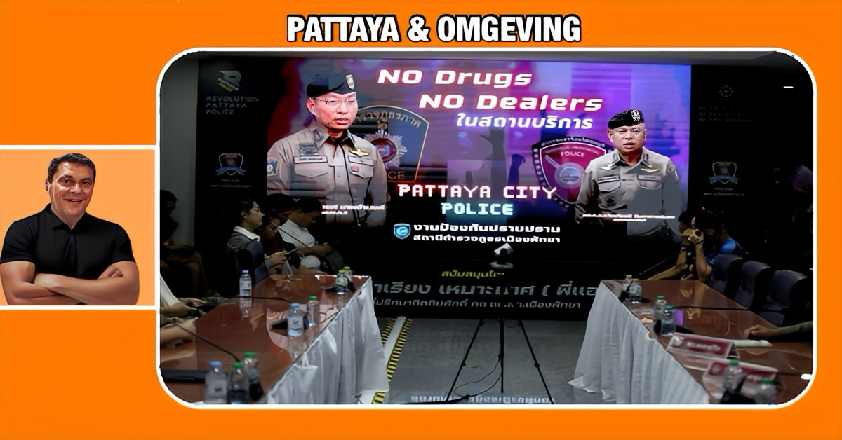Provinciale politiecommandant Chonburi kondigt de dreiging van 5-jarige sluitingen aan bij drugsgebruik door minderjarigen