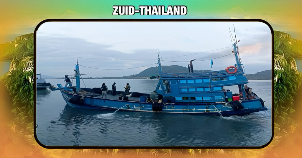 Maritiem Commando Thailand neemt een schip in beslag dat 20.000 liter diesel smokkelde