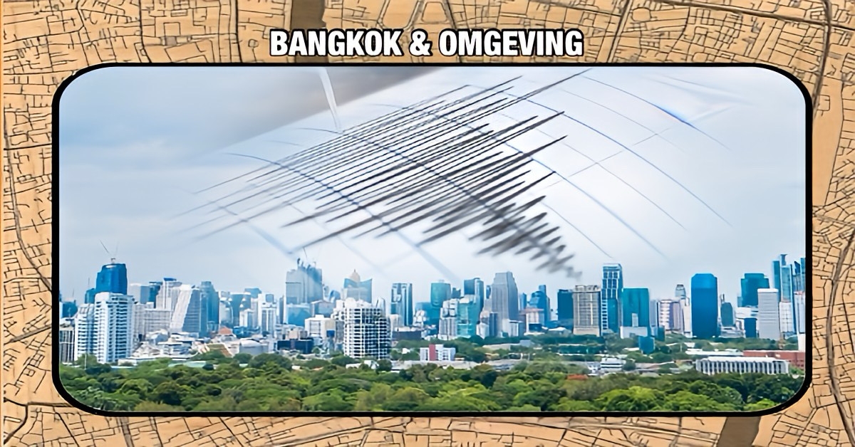 Een aardbeving van 5,4 op de schaal van Richter trof de hoofdstad van Thailand, gelukkig geen ernstige schades gerapporteerd