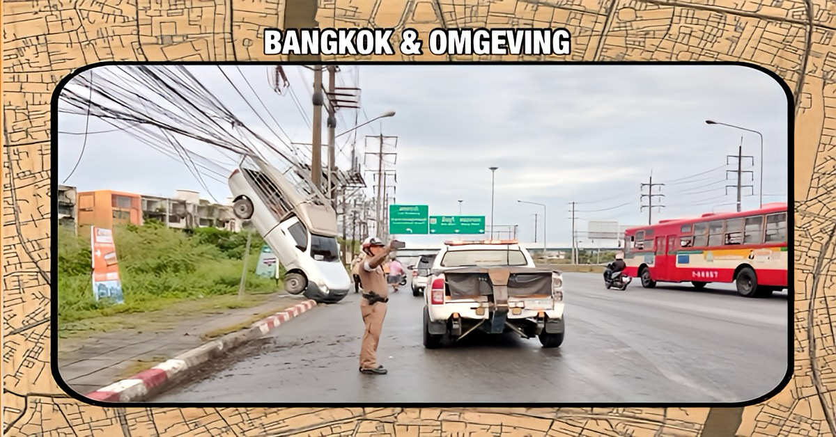Opmerkelijk Thailand | Pickup truck hangt te drogen in de zon op Suwinthawong Road in Bangkok
