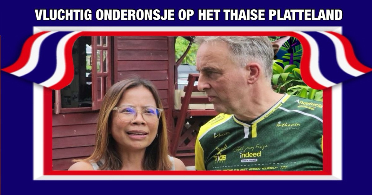Een Nederlander en zijn Thaise vriendin hadden een kort onderhoud over de ontwikkelingen van het grensconflict in Noordoost-Thailand