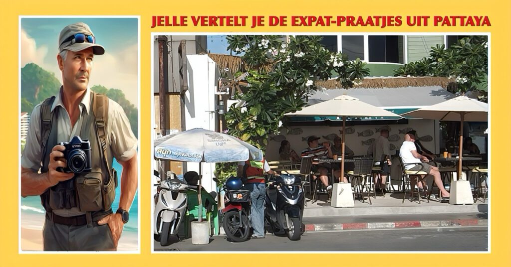Expats in Pattaya willen genieten van het Thaise leven op de stoep, streetfood is niet voor niets uitgevonden