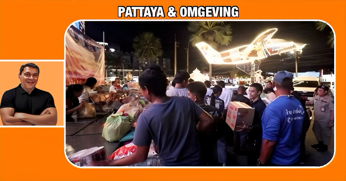 Pattaya toont solidariteit en doneert hulpgoederen aan soldaten in Noordoost-Thailand