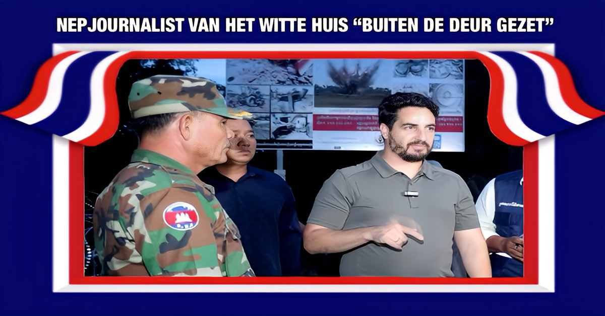 ‘Nepjournalist’ van het Witte Huis mag Thailand niet in❗️