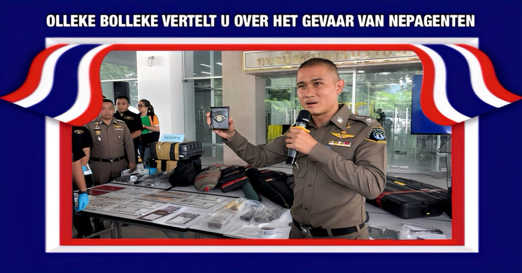 Waarschuwing voor medelanders in Thailand, als er in Thailand een agent op uw schouder klopt, vraag altijd om zijn identificatie!