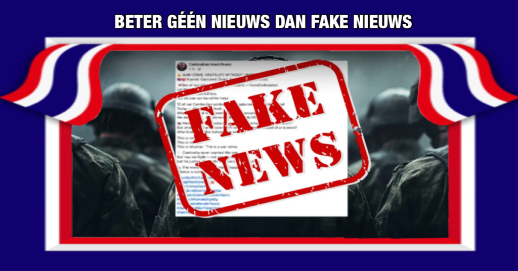 Ministerie van digitale economie Thailand gaat optreden tegen gepubliceerd fakenieuws over het grensconflict met Cambodja 