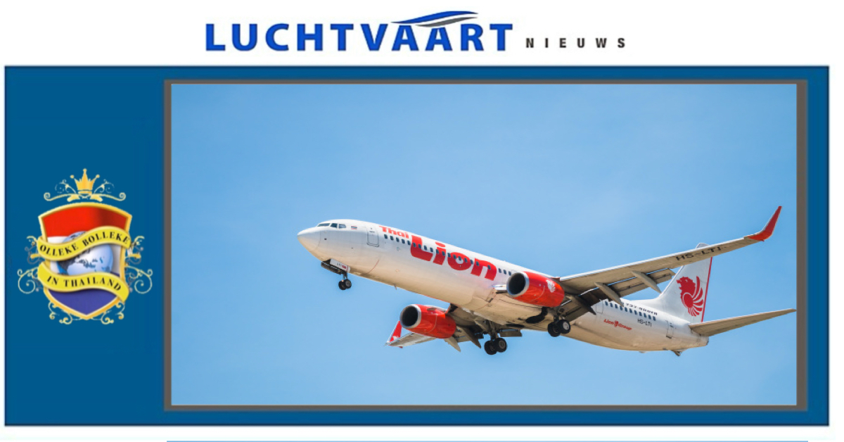De Thaise luchtvaartmaatschappij Thai Lion Air vliegt in eind oktober van  Bangkok naar Chongqing en Tianjin