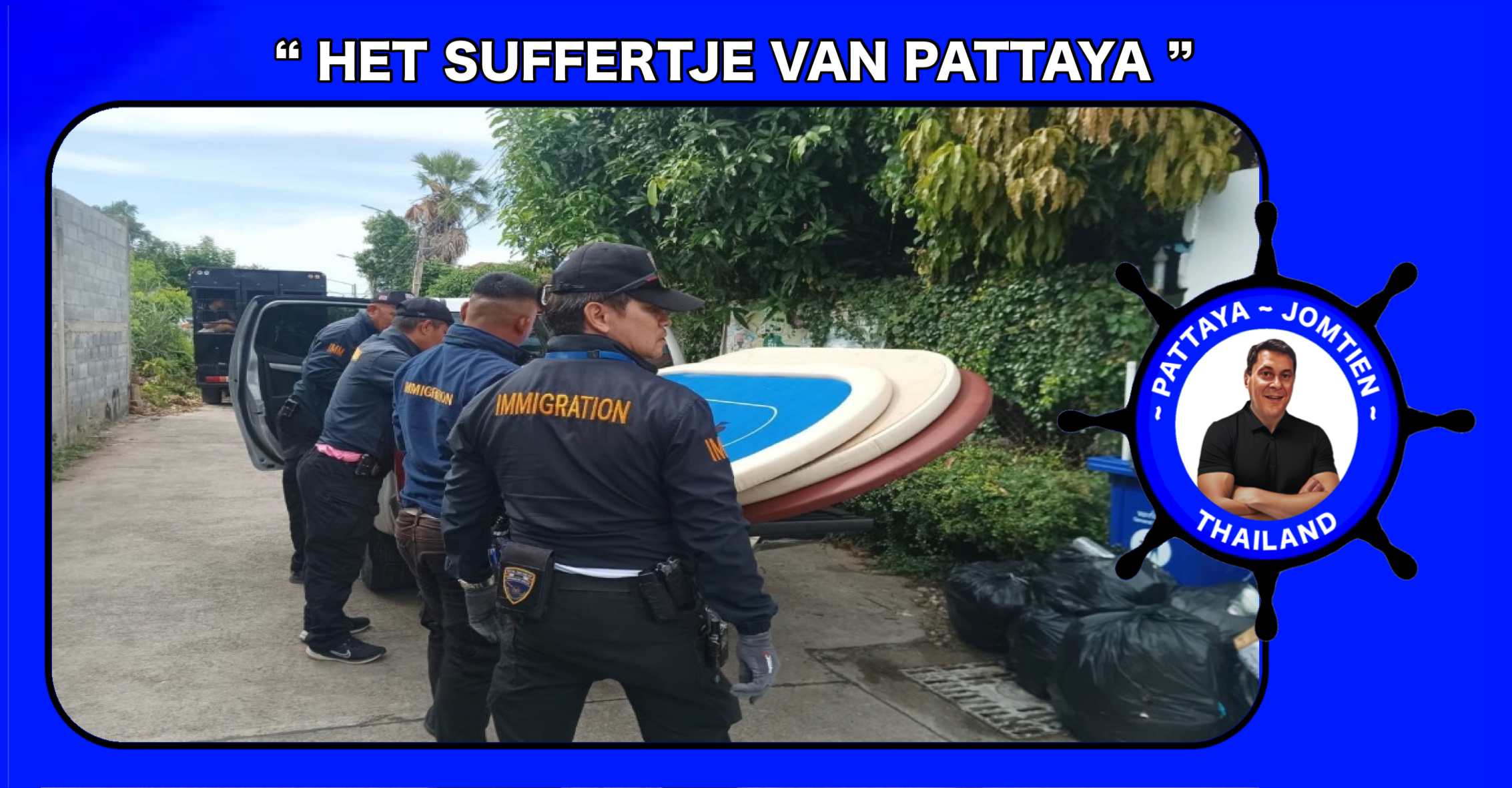 Pokercasino in Pattaya krijgt tijdens een blits, een vroegtijdig slotakkoord voor negen buitenlanders!