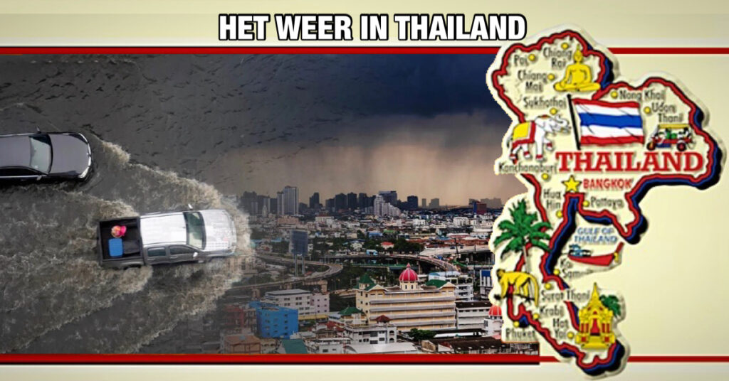 Zes doden bij doortocht van tropische storm Wipha in Thailand