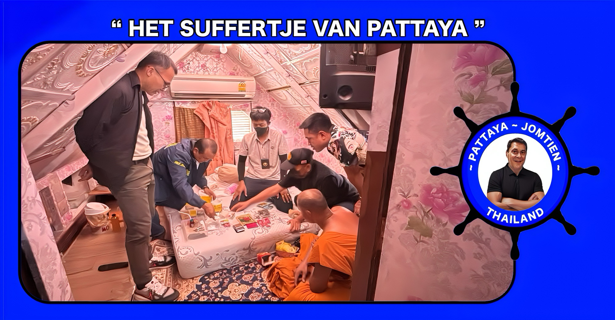 Monnik in Pattaya opgepakt voor drugshandel en direct uit zijn ambt gezet