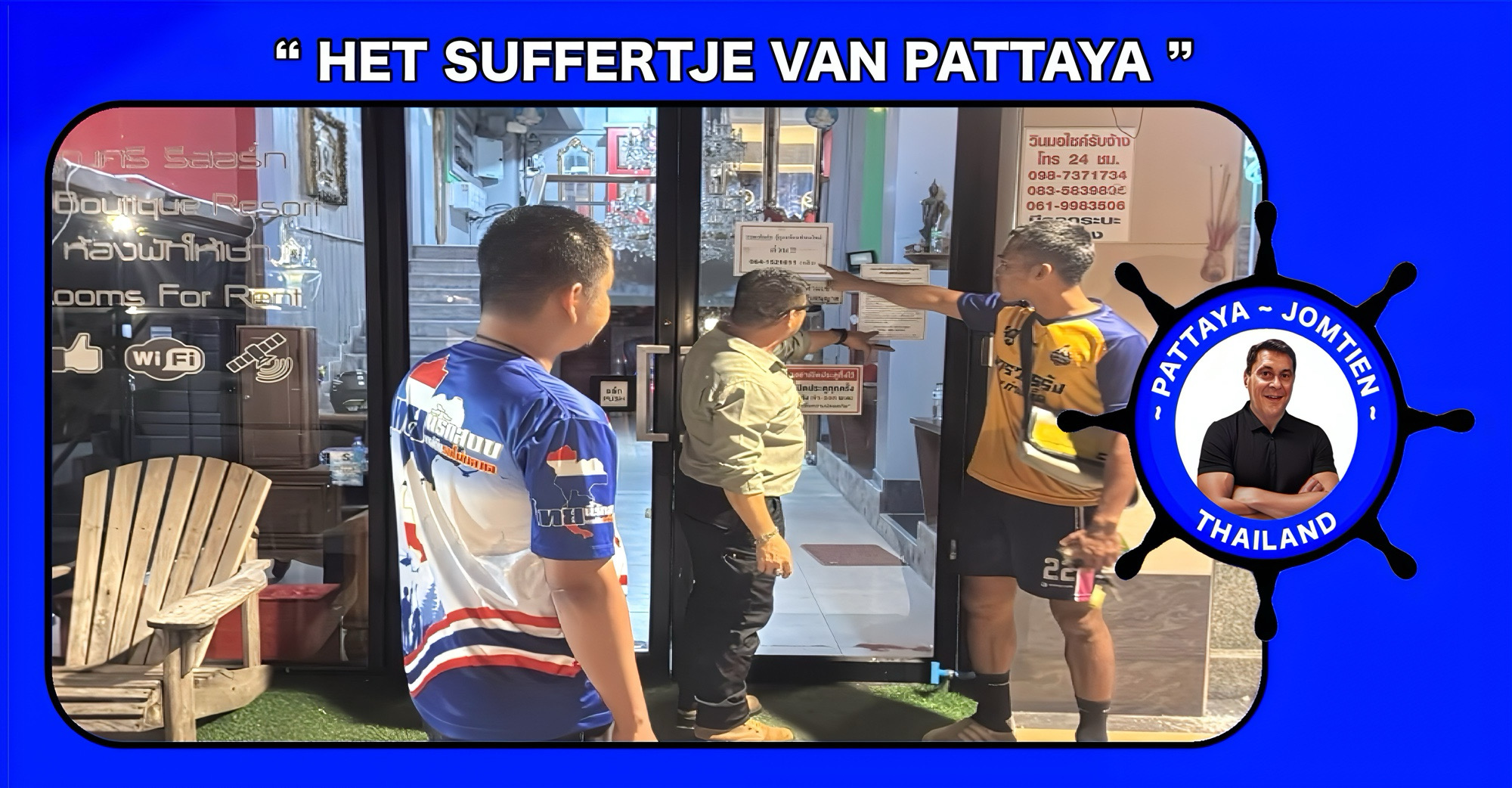 Verbaasde politieagent treft in Pattaya een onbekende Thaise man in zijn appartement aan