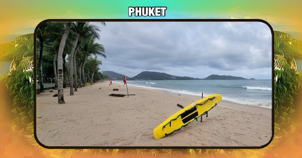 In Thailand, waar rode waarschuwingsvlaggen op de stranden wapperen, is het verstandig om je verstand te gebruiken en niet de zee in te gaan