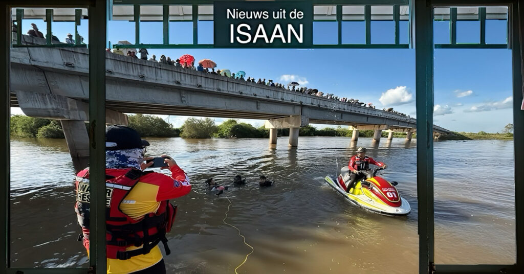 Drie meisjes verdronken onder een brug van de Songkhram-rivier in Noordoost-Thailand