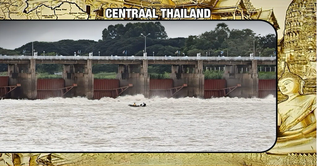 De Chao Phraya-rivier in Thailand is dreigend aan het worden, wees voorbereid op hoge waterstanden