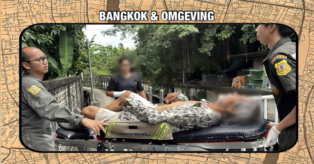 Thaise Bangkaew-hond met psychische problemen valt gezin in Bangkok aan