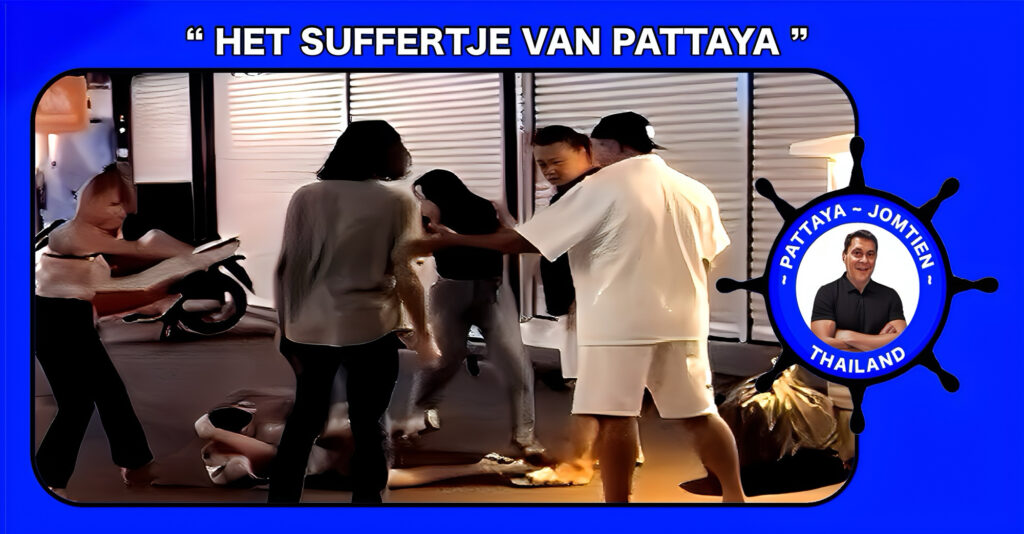 Buitenlandse “hork” kan zich niet beheersen en betast een vrouw op de Walking Street in Pattaya