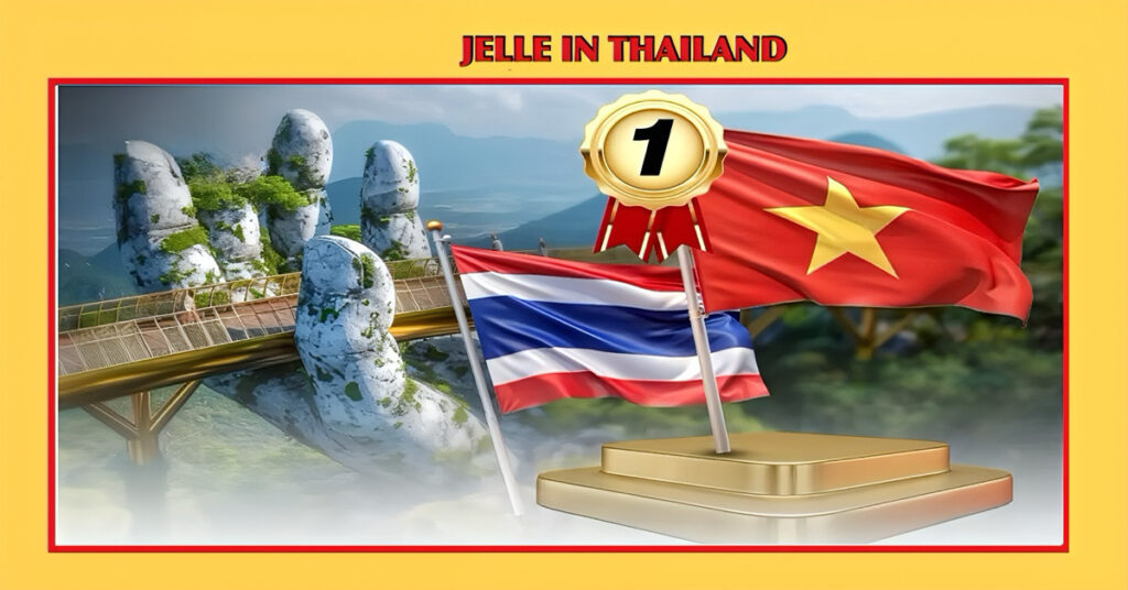 Vietnam vormt een bedreiging voor toeristisch Thailand, het koninkrijk heeft tot nu toe 7% minder toeristen verwelkomt