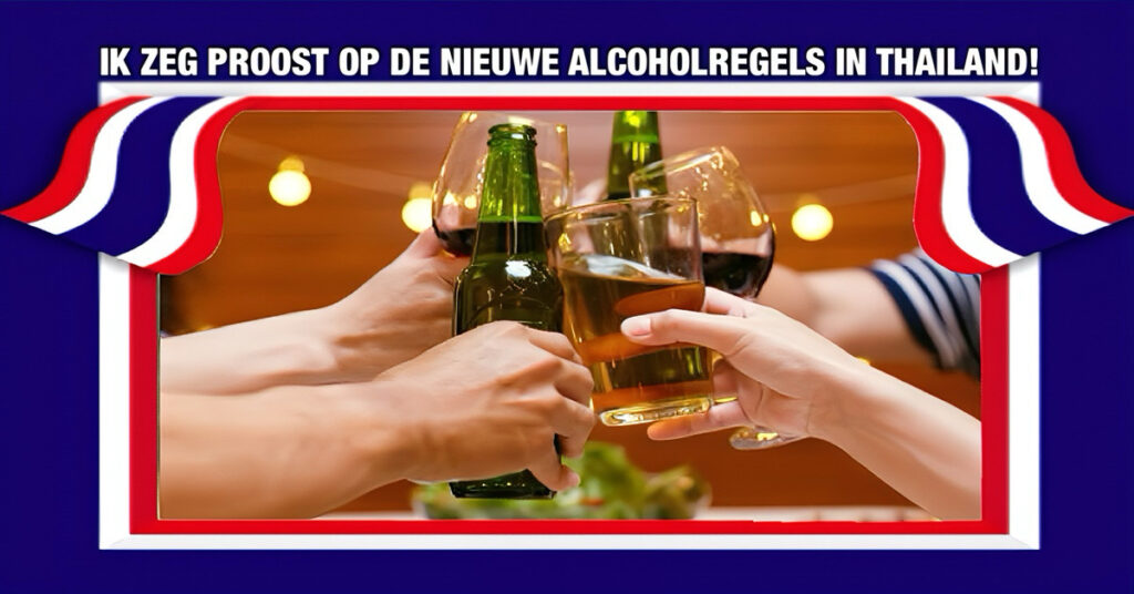 Thailand heeft het alcoholverbod in restaurants van 14.00 tot 17.00 uur opgeheven, wat de verkoop met 25% kan laten stijgen.