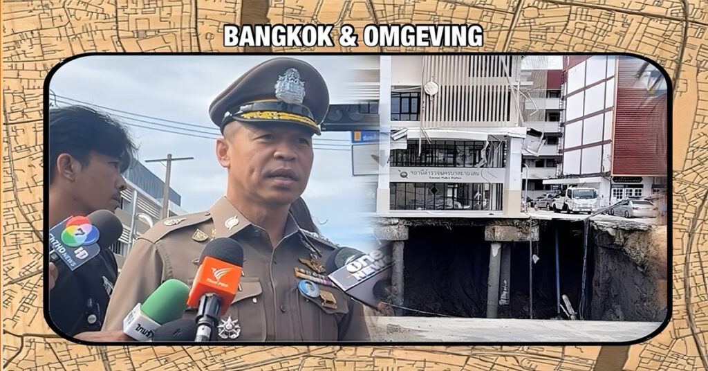 Nationale politie van Thailand onderzoekt de weginstorting in Bangkok, deskundigen moeten verduidelijken of er sprake was van een ongeluk of een menselijke fout.