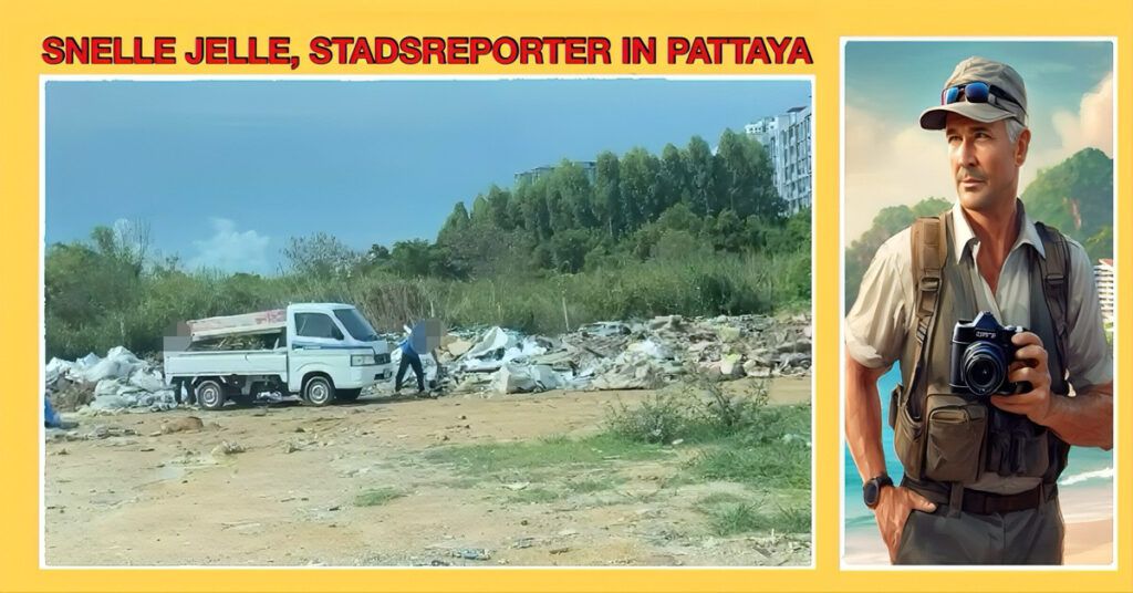 Eindelijk! Inwoner van Pattaya op heterdaad betrapt op het dumpen van afval en ter plaatse bekeurd