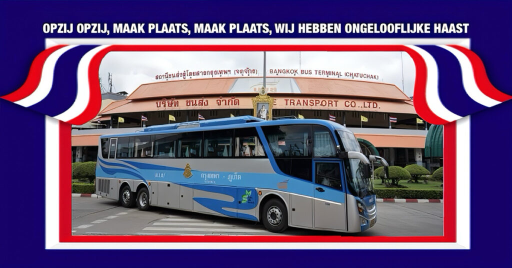 Een nieuwe snelbusdienst van Bangkok naar Noord en Zuid-Thailand verkort de reistijd
