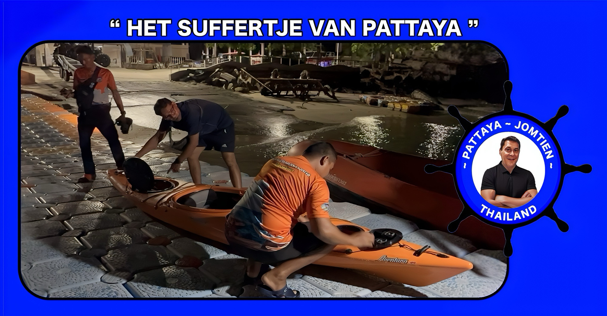 Een Thaise kajakker kon voor de kust van Pattaya dankzij zijn Apple Watch gered worden