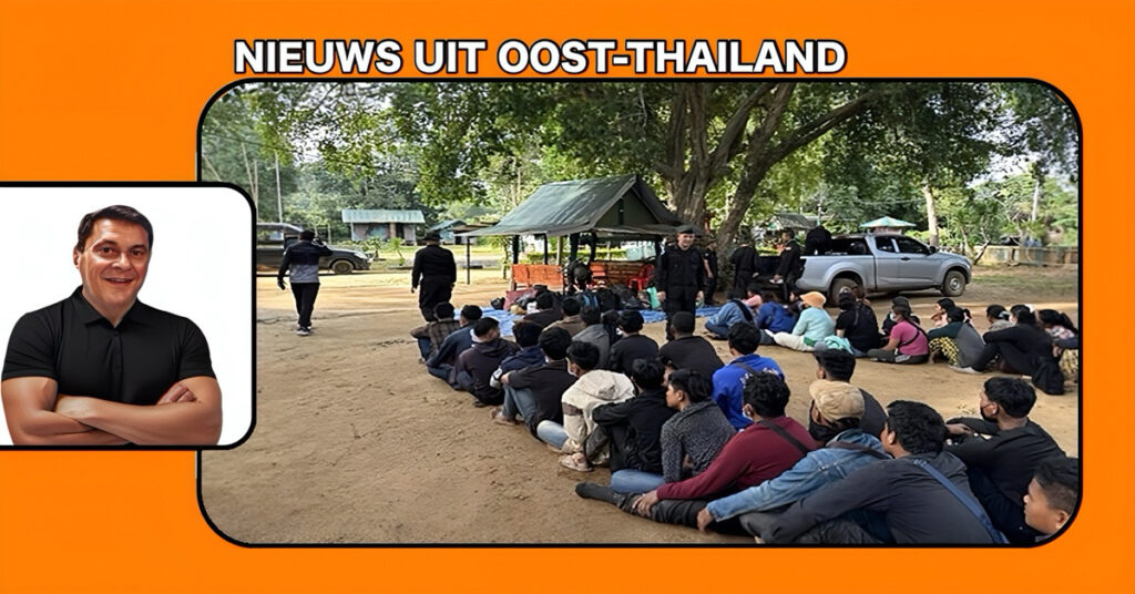 Hongerige Cambodjaanse migranten steken de grens over naar Thailand, hopend op een nieuw leven in Pattaya.