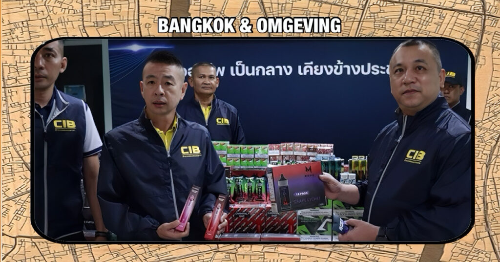Politie in Thailand slaat grote slag in Bangkok en ontmaskert een ingenieus smokkelsysteem voor vapes