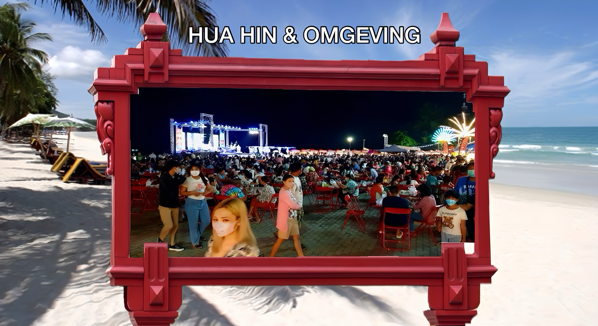 Het in Centraal-Thailand gelegen kustplaatsje Cha-am maakt zich voor op een culinair smikkelfestijn