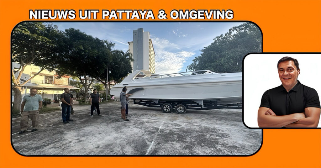 🎥 | Politie Pattaya arresteert bende van drie mannen na diefstal van peperdure speedboot en verkoop van de boot voor gokken