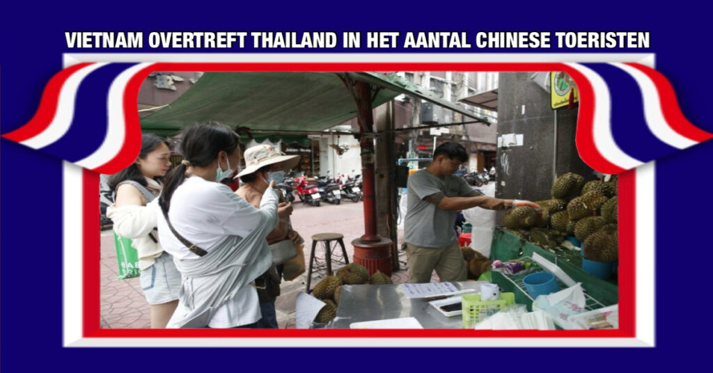 Thailand delft het onderspit in de strijd om Chinese toeristen