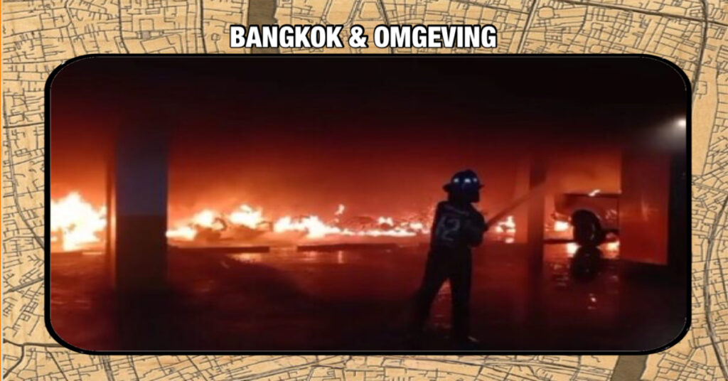 Felle brand zorgt ervoor dat 29 motorfietsen in Bangkok in schroot veranderde 