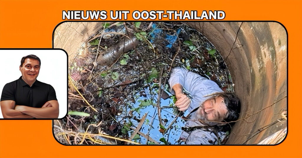 Duitse expat in Oost-Thailand uit een 20 meter diepe put gered