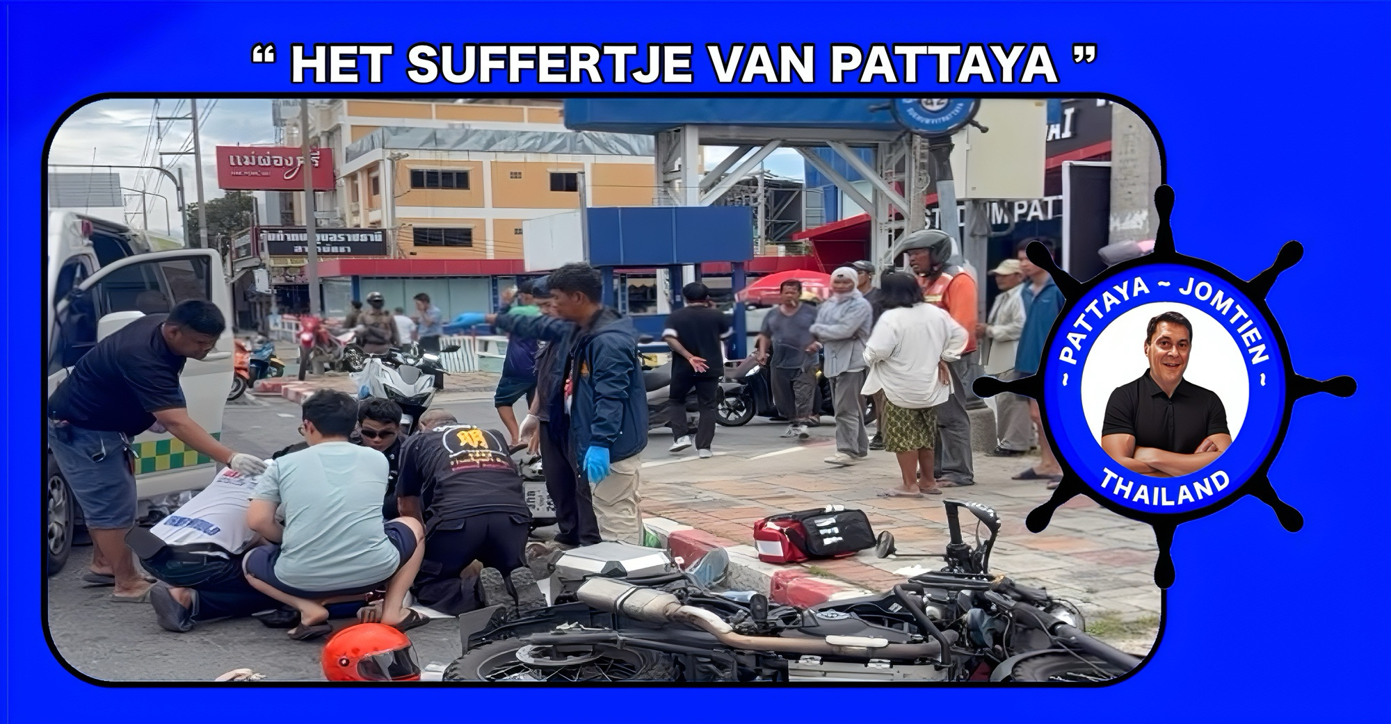 Chinese toerist veroorzaakte gistermiddag dodelijke aanrijding op Sukhumvit Road in Pattaya