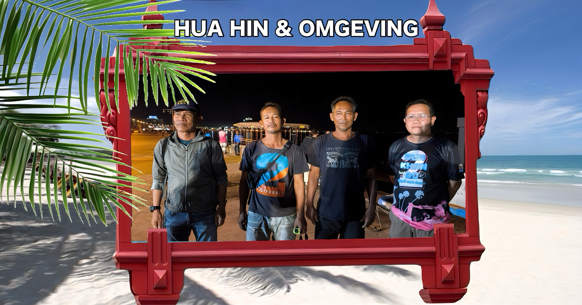 Twee broers weten in centraal Thailand ternauwernood aan de dood te ontsnappen nadat hun vissersboot in vlammen opging