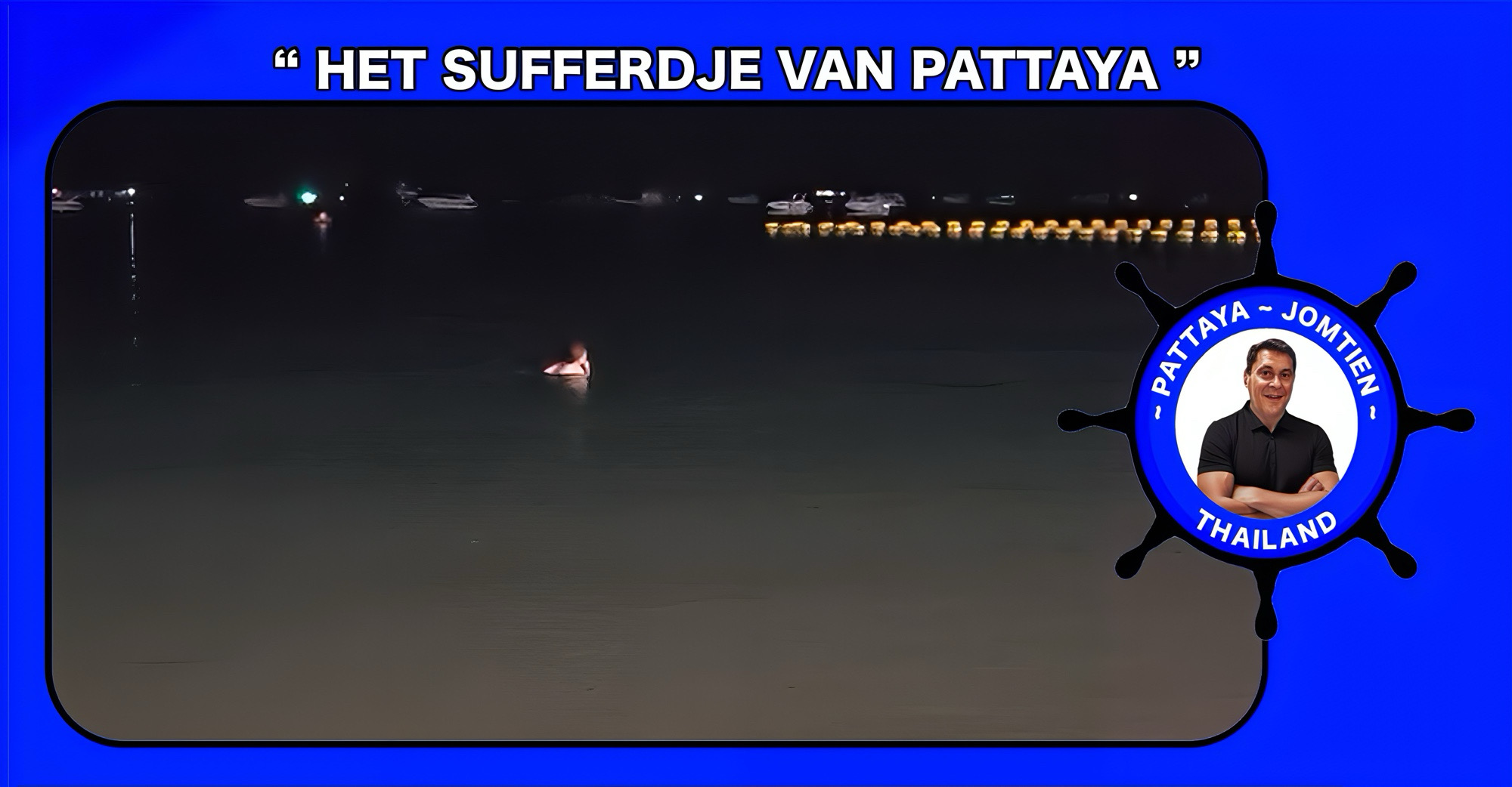 Dronken vrouw poept een Bolt taxi onder, springt de politieauto uit en duikt zee bij de Beach Road van Pattaya in