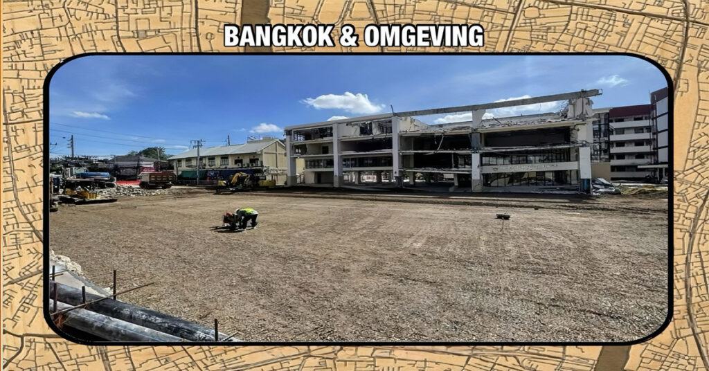 Opluchting in Bangkok, het zinkgat op Samsen Road is eindelijk gedicht