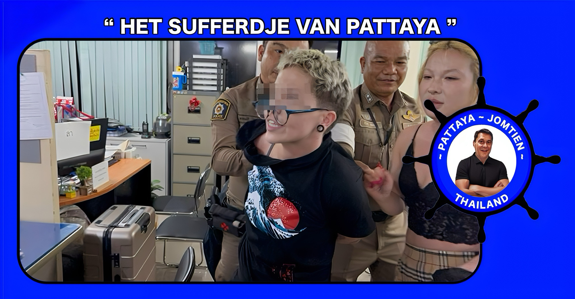 Braziliaanse “hittepetit” gaat de confrontatie aan met een verkeersagent in Pattaya, wat zij beter had kunnen vermijden.